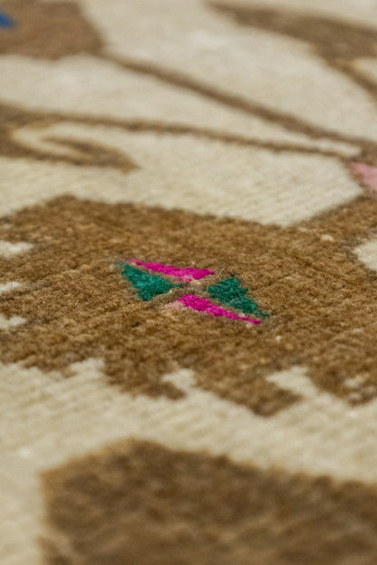 Vintage Kars Handwoven Tribal Rug, J88605