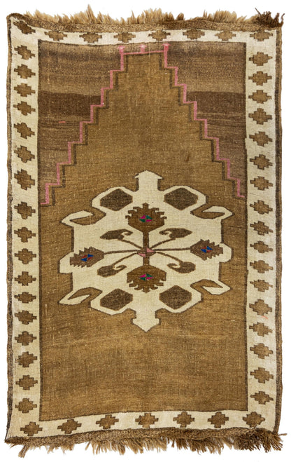 Vintage Kars Handwoven Tribal Rug