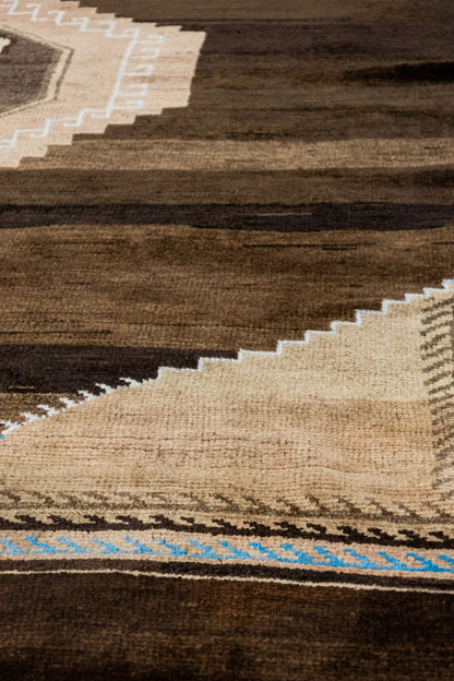 Vintage Kars Handwoven Tribal Rug, J89112