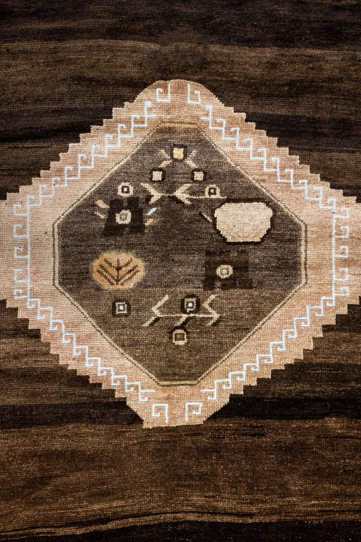 Vintage Kars Handwoven Tribal Rug, J89112