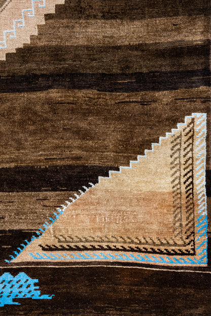 Vintage Kars Handwoven Tribal Rug, J89112