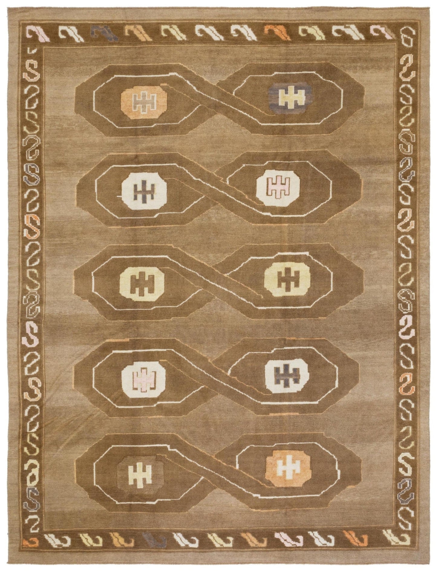 Kars Oushak Handwoven Tribal Rug