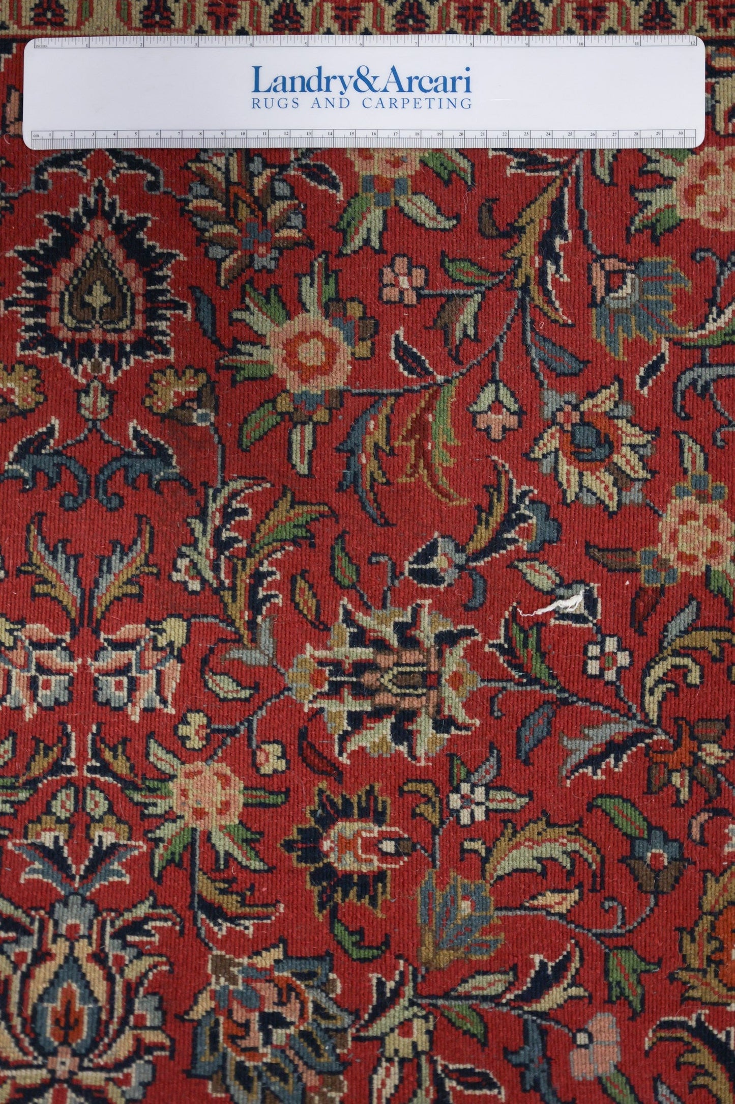 Kashan Handwoven Tribal Rug, 75307