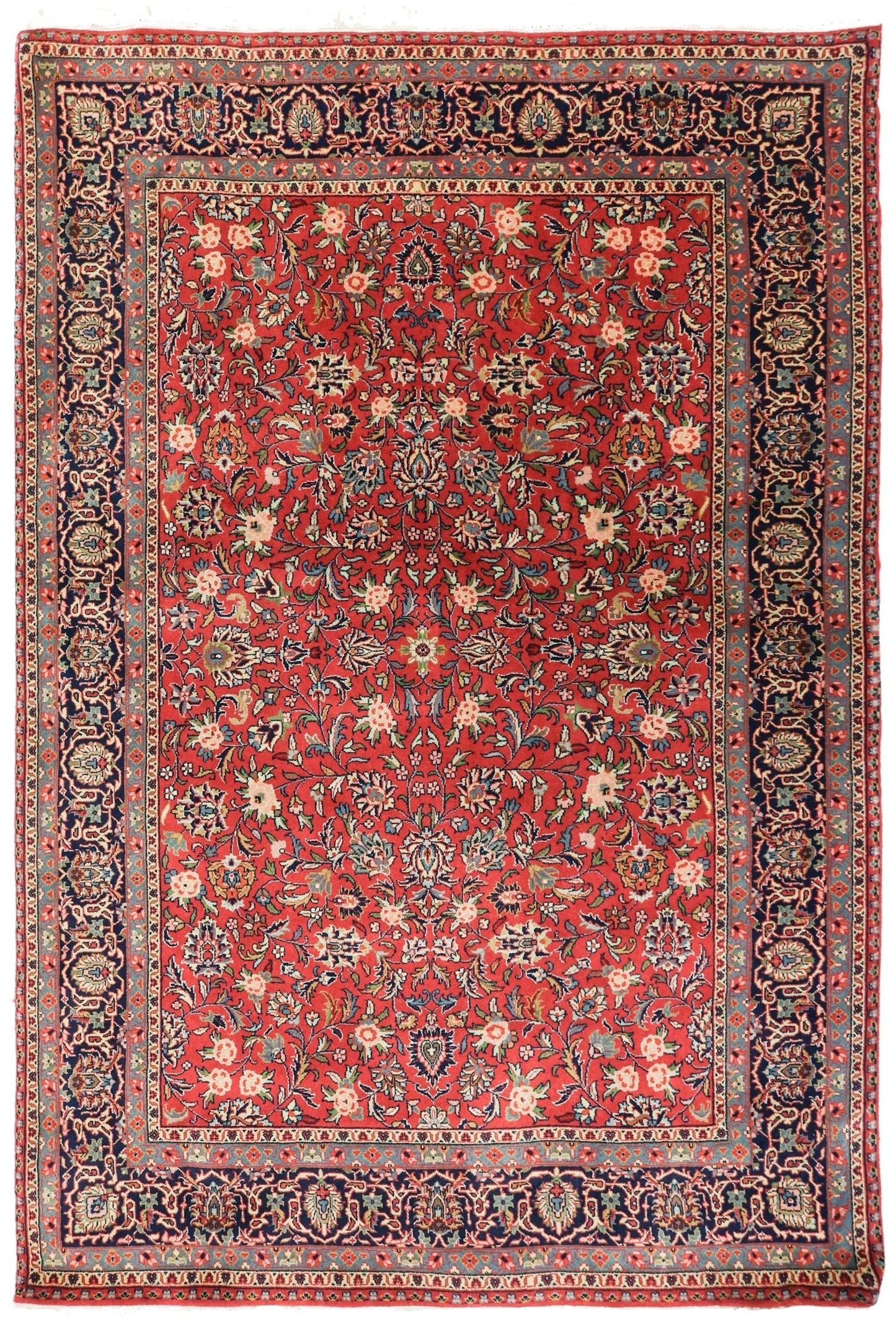 Kashan Handwoven Tribal Rug