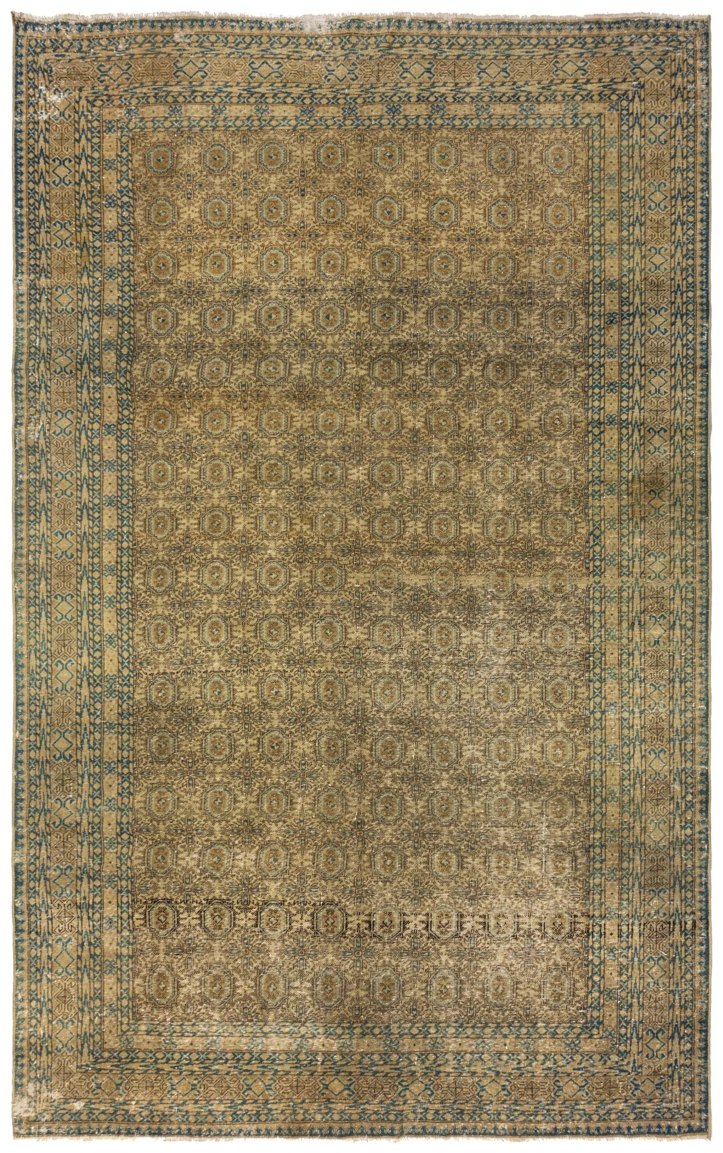 Vintage Kayseri Handwoven Tribal Rug