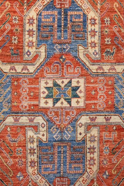 Kazak Oushak Handwoven Tribal Rug, J86872