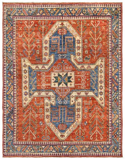 Kazak Oushak Handwoven Tribal Rug