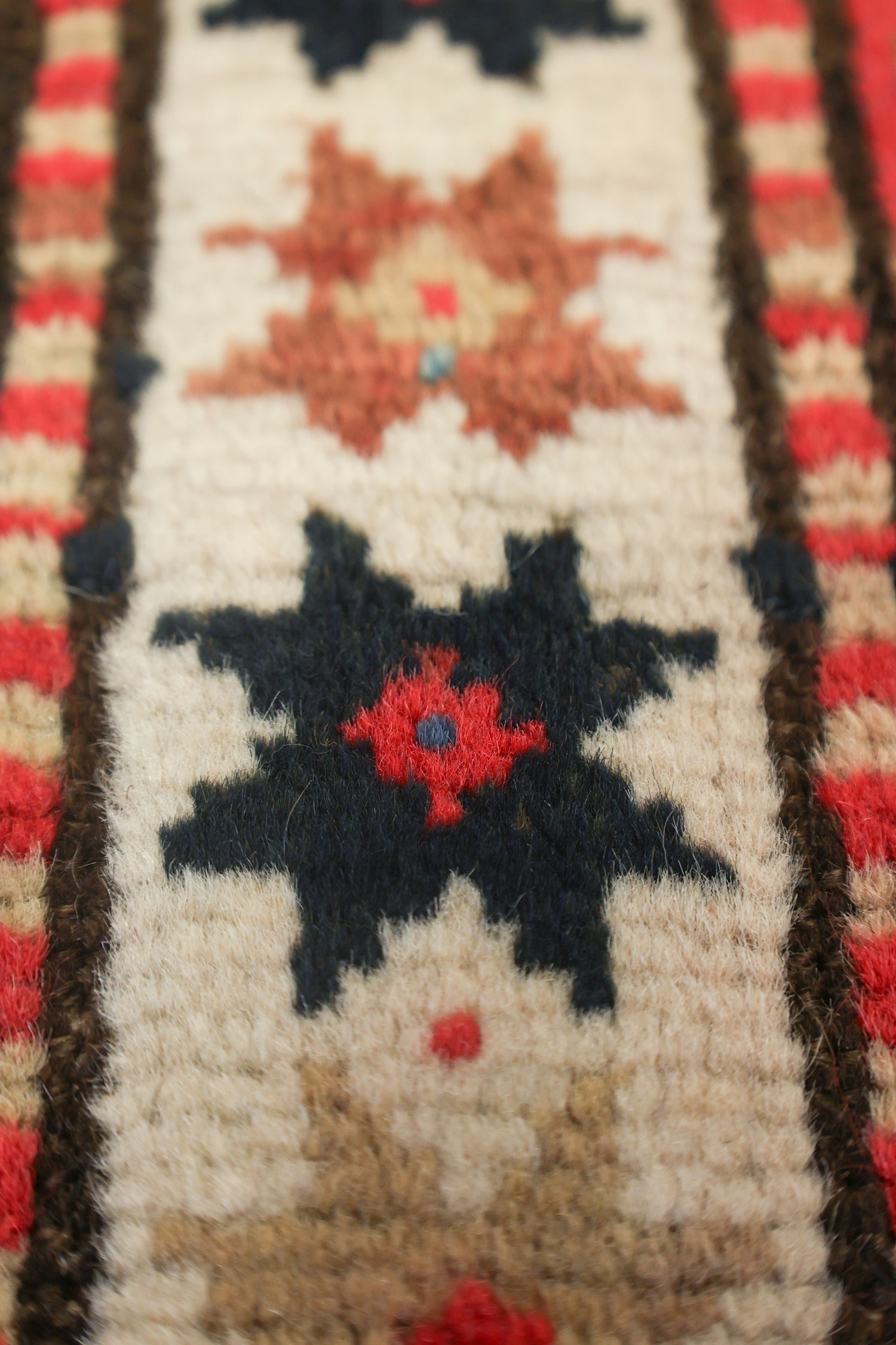 Vintage Kazak Handwoven Tribal Rug, J70637