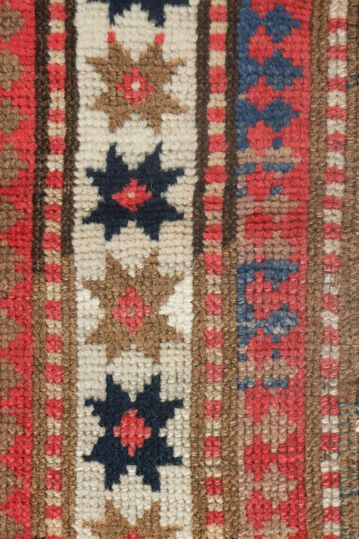Vintage Kazak Handwoven Tribal Rug, J70637