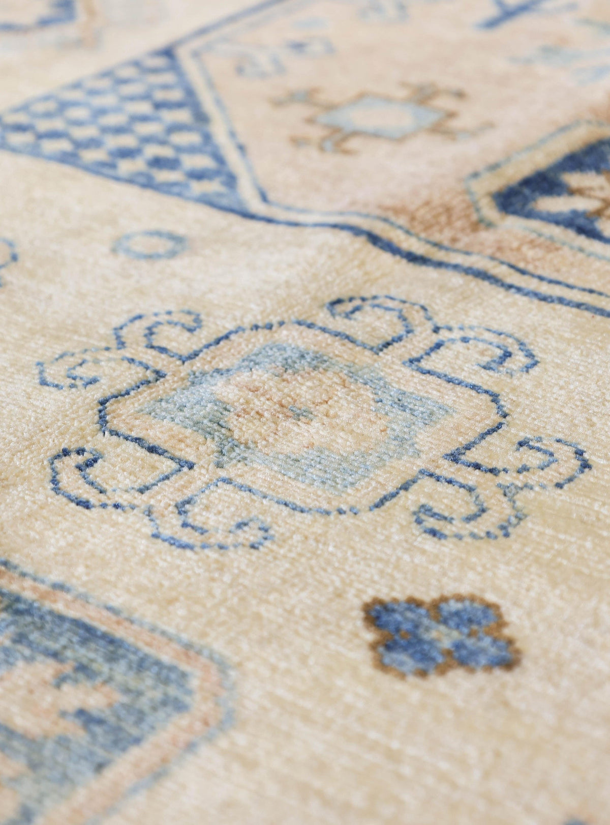 Vintage Kazak Handwoven Tribal Rug, J79432