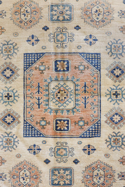 Vintage Kazak Handwoven Tribal Rug, J79432