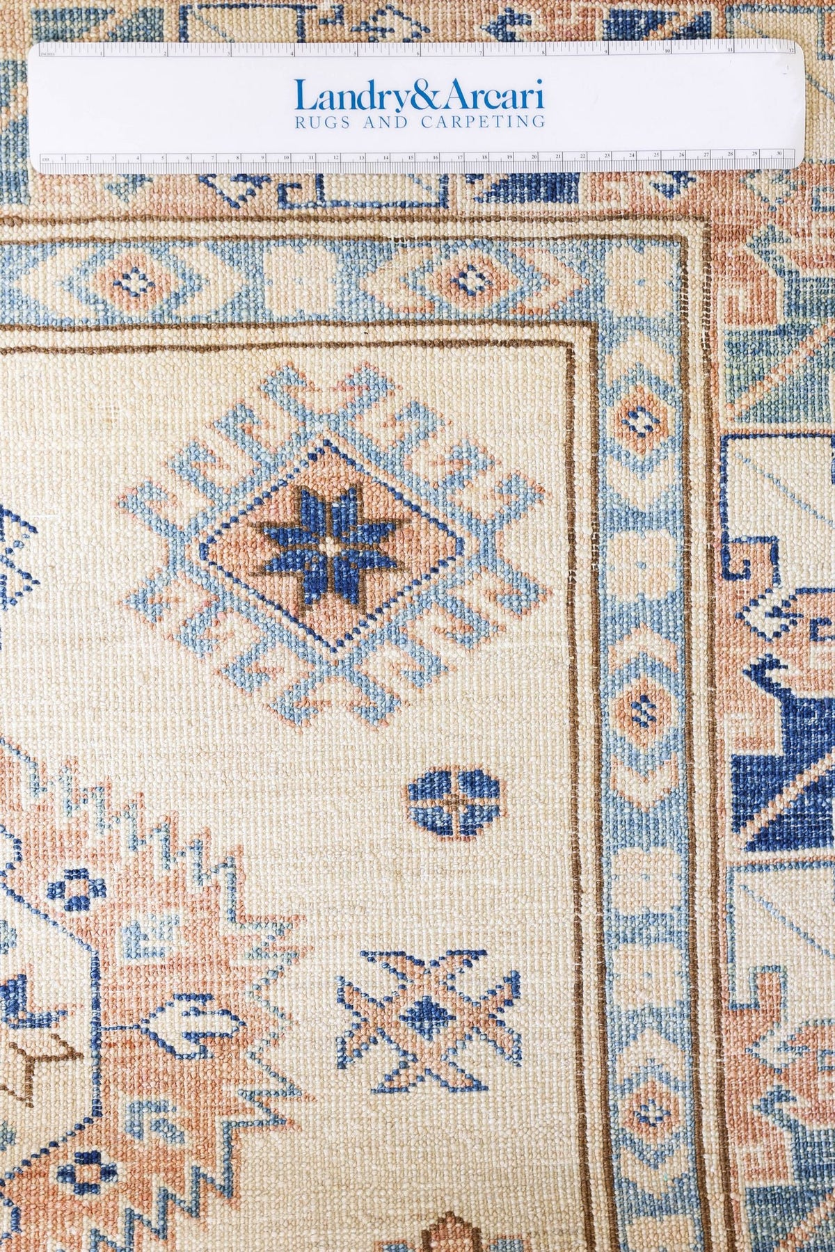 Vintage Kazak Handwoven Tribal Rug, J79432
