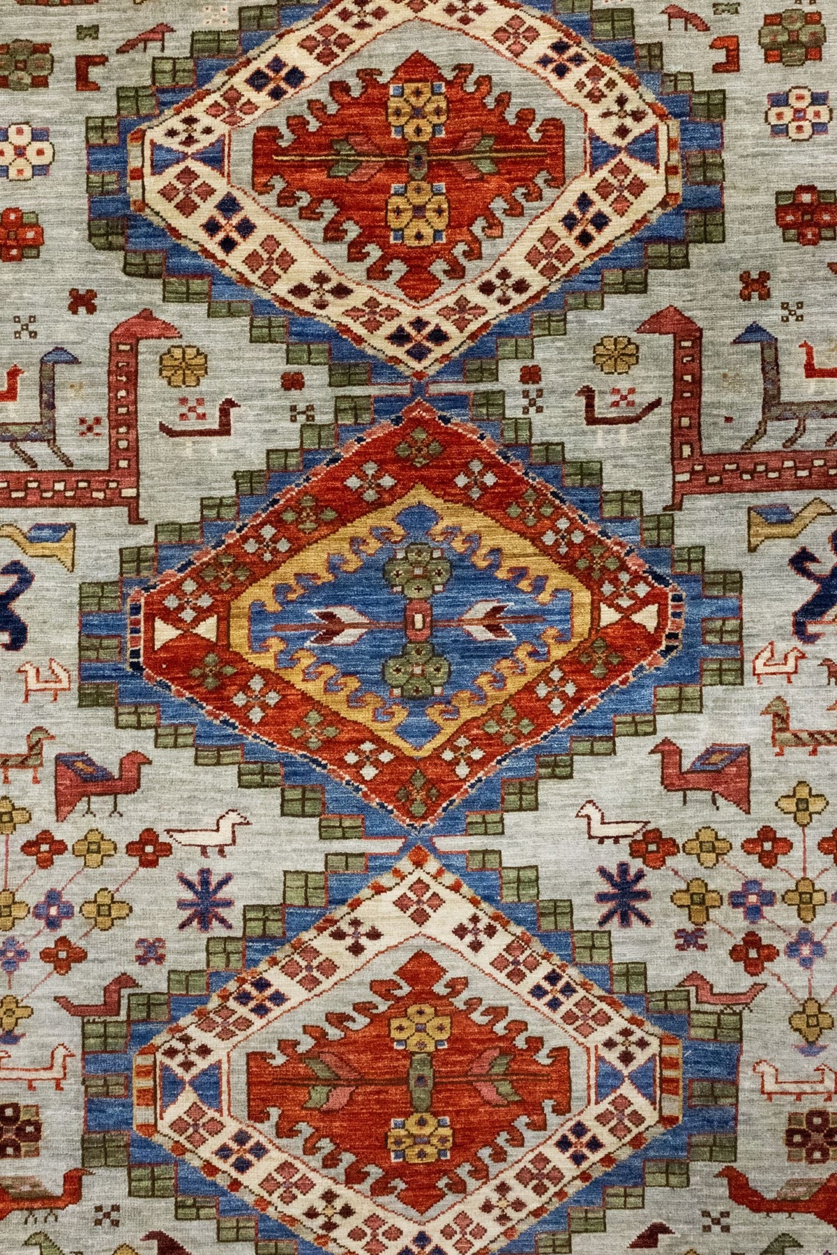 Kazak Handwoven Tribal Rug, J86025