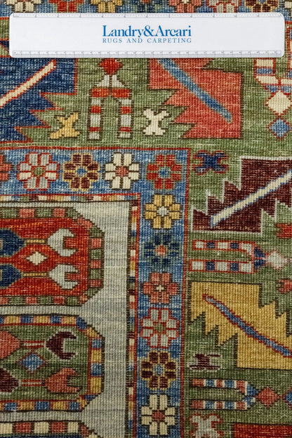 Kazak Handwoven Tribal Rug, J86025