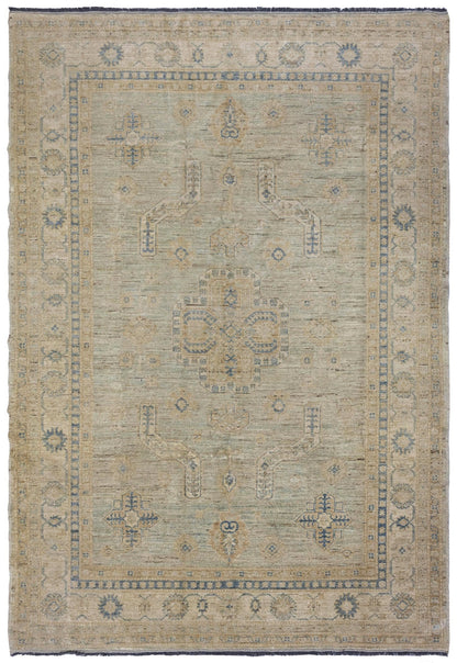Vintage Kazak Handwoven Tribal Rug