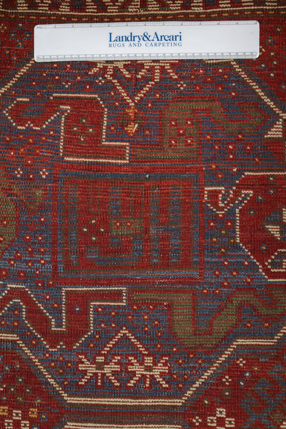 Antique Kazak Handwoven Tribal Rug, JF8684