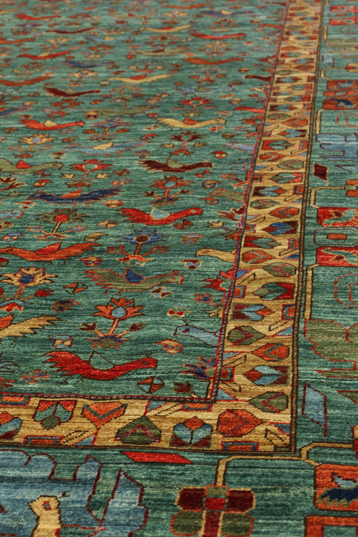 Khamseh Handwoven Tribal Rug, J81111