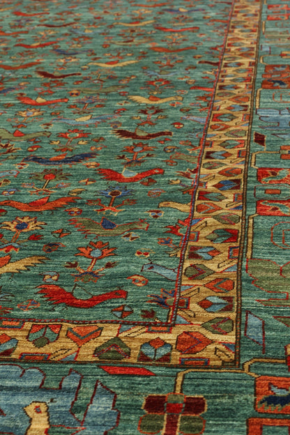 Khamseh Handwoven Tribal Rug, J81111