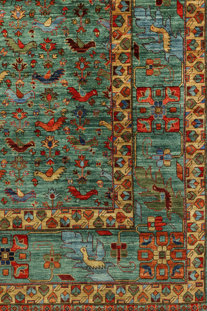 Khamseh Handwoven Tribal Rug, J81111