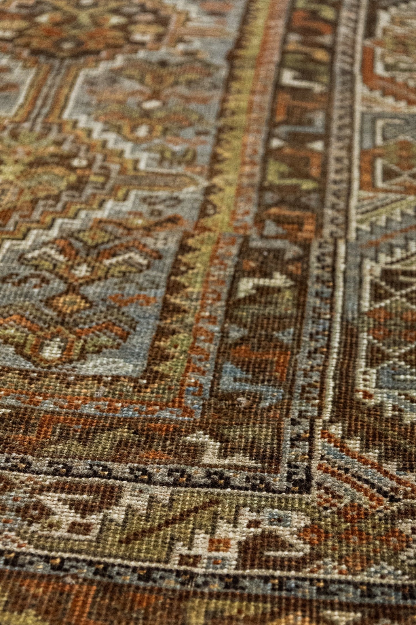 Vintage Khamseh Handwoven Tribal Rug, J86572