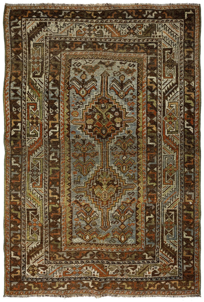 Vintage Khamseh Handwoven Tribal Rug