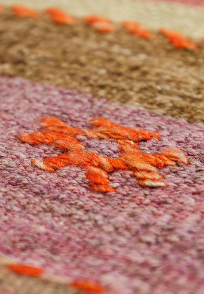 Vintage Kilim Handwoven Tribal Rug, J79393