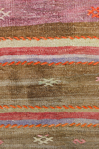 Vintage Kilim Handwoven Tribal Rug, J79393
