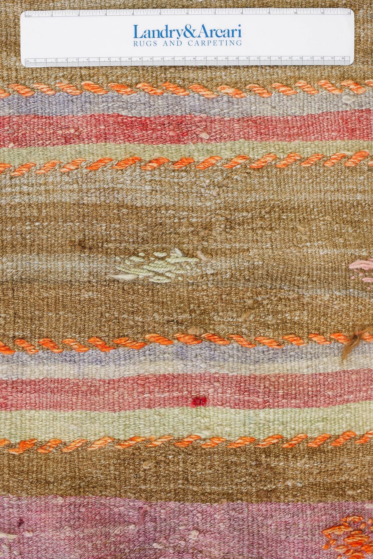 Vintage Kilim Handwoven Tribal Rug, J79393