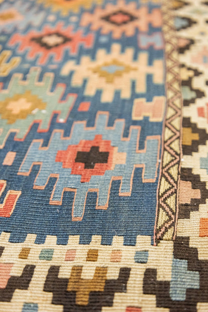 Antique Kilim Handwoven Tribal Rug, J87339