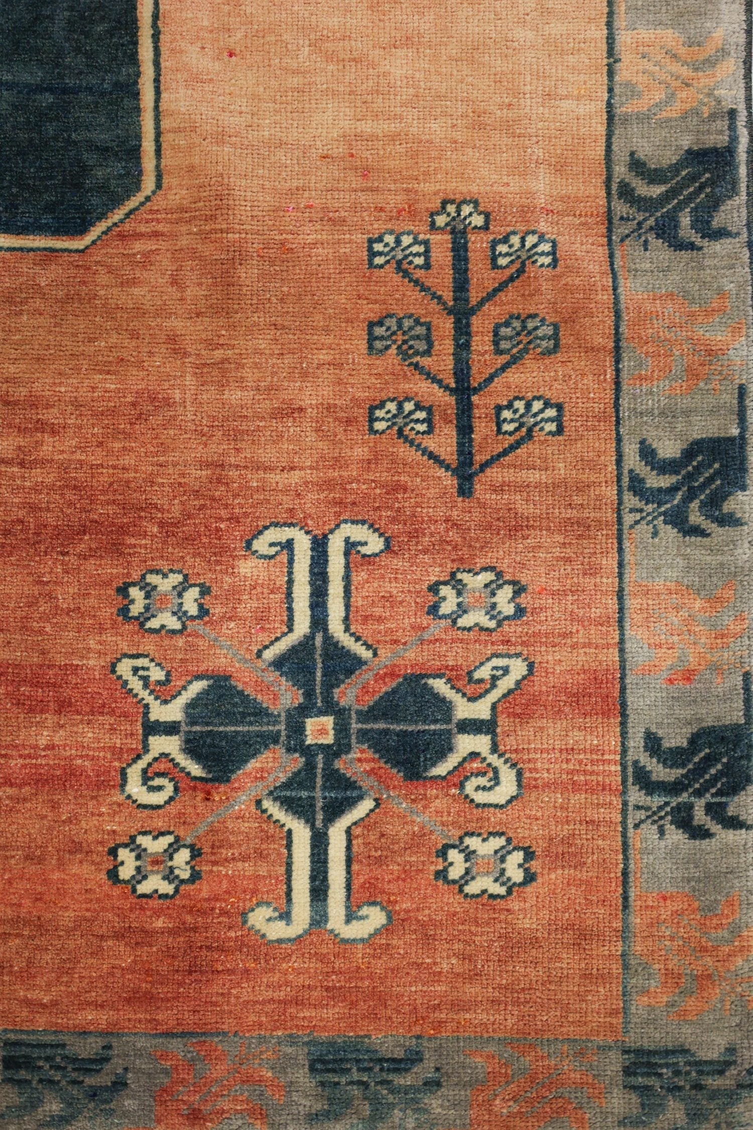 Vintage Konya Handwoven Tribal Rug, J70765