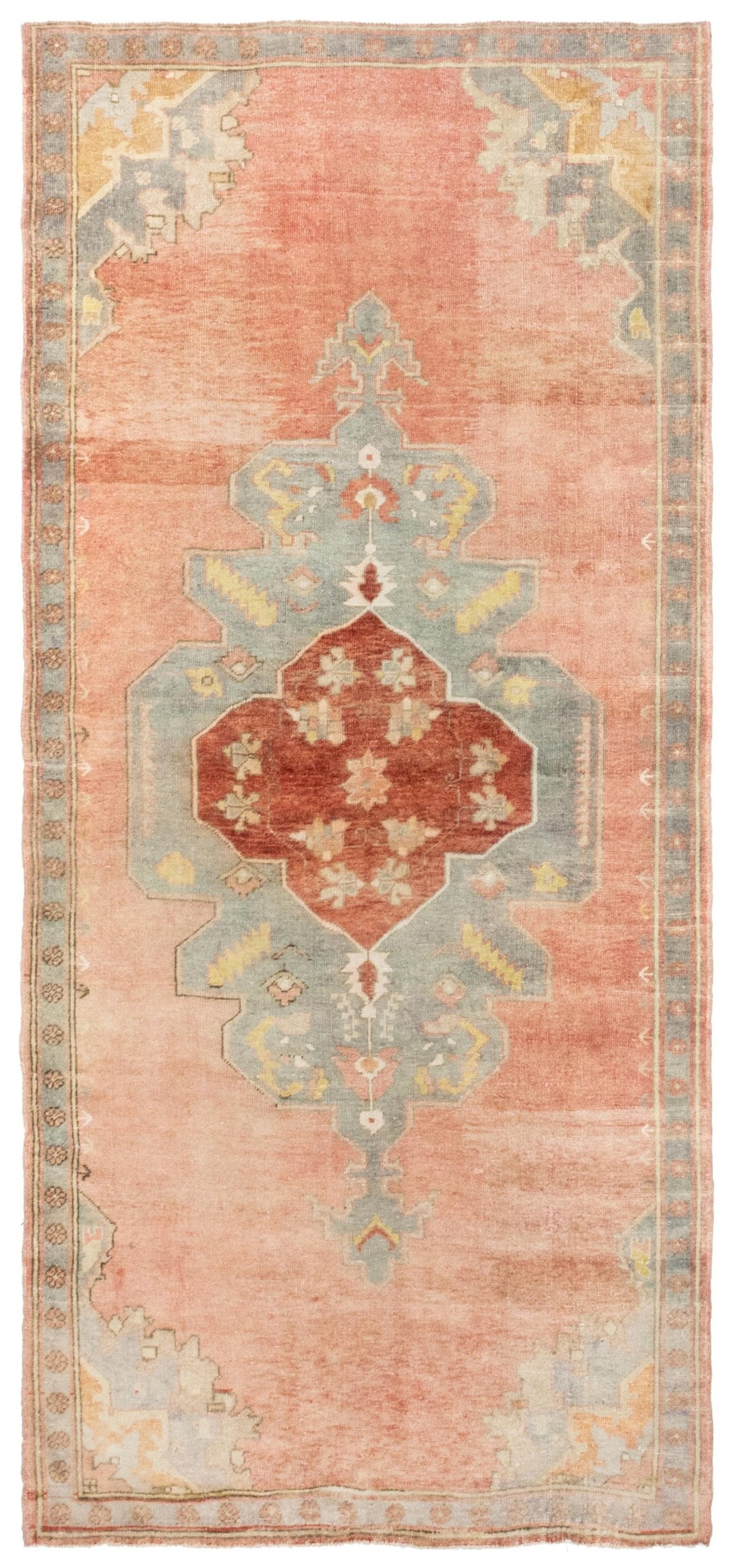 Vintage Konya Handwoven Tribal Rug