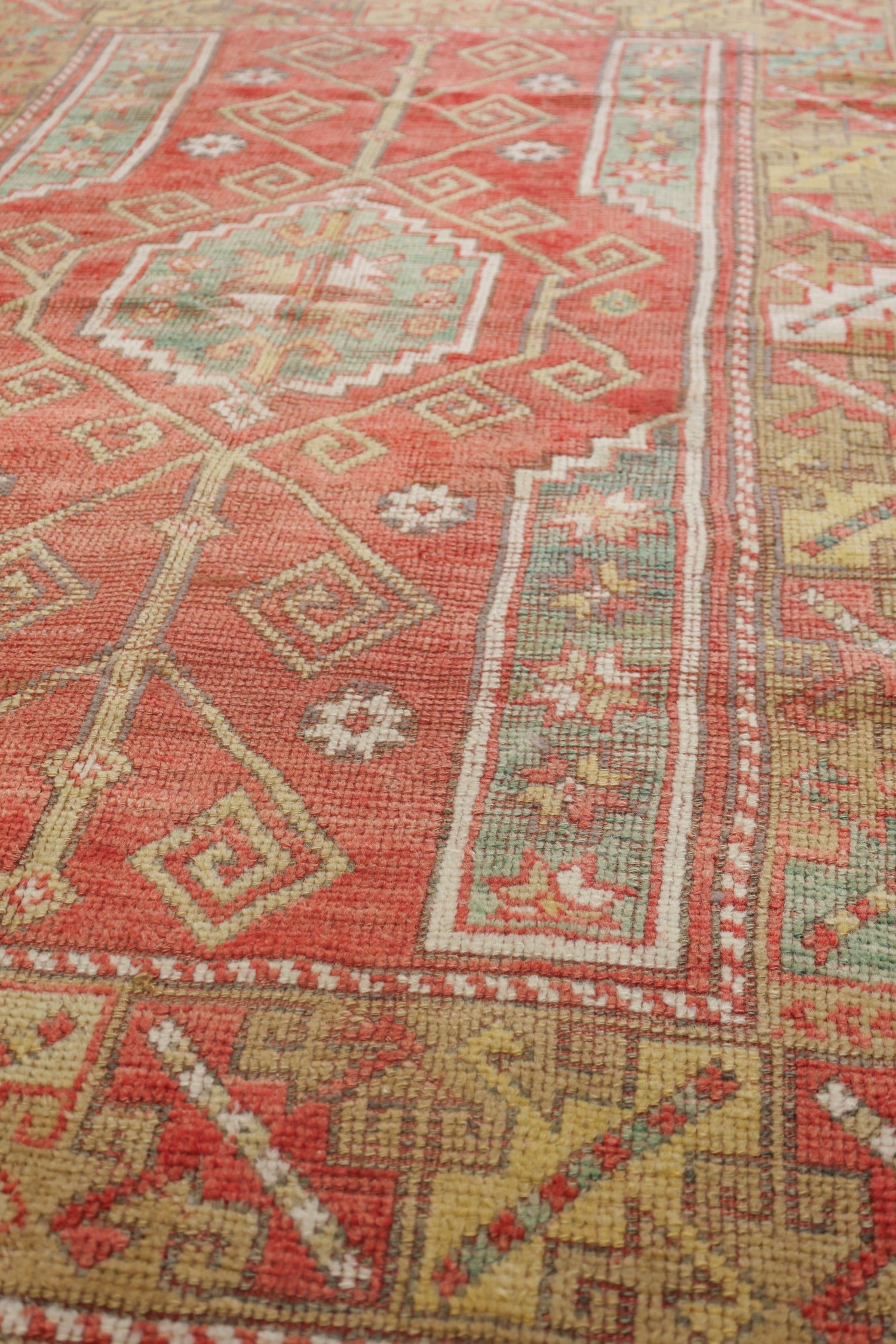 Vintage Konya Handwoven Tribal Rug, J72358