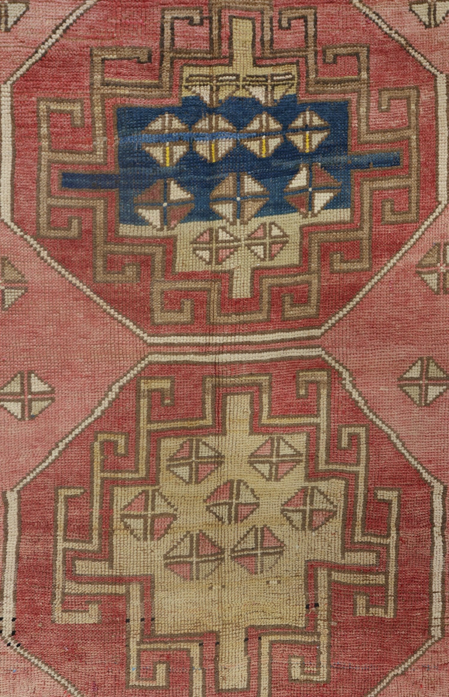Vintage Konya Handwoven Tribal Rug, J72366