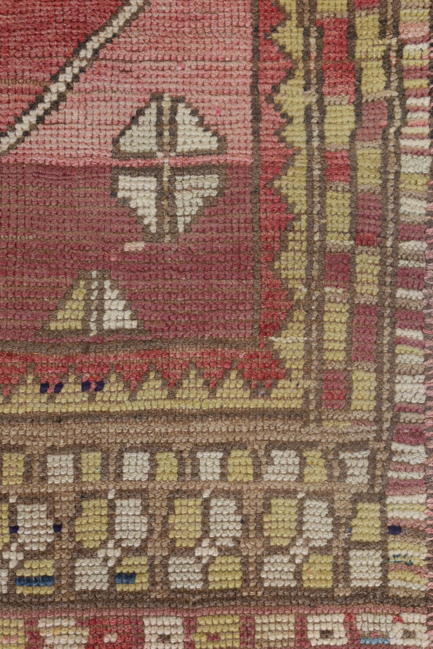 Vintage Konya Handwoven Tribal Rug, J72366