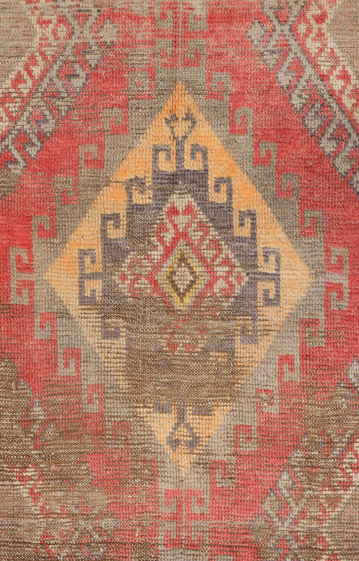 Vintage Konya Handwoven Tribal Rug, J72368