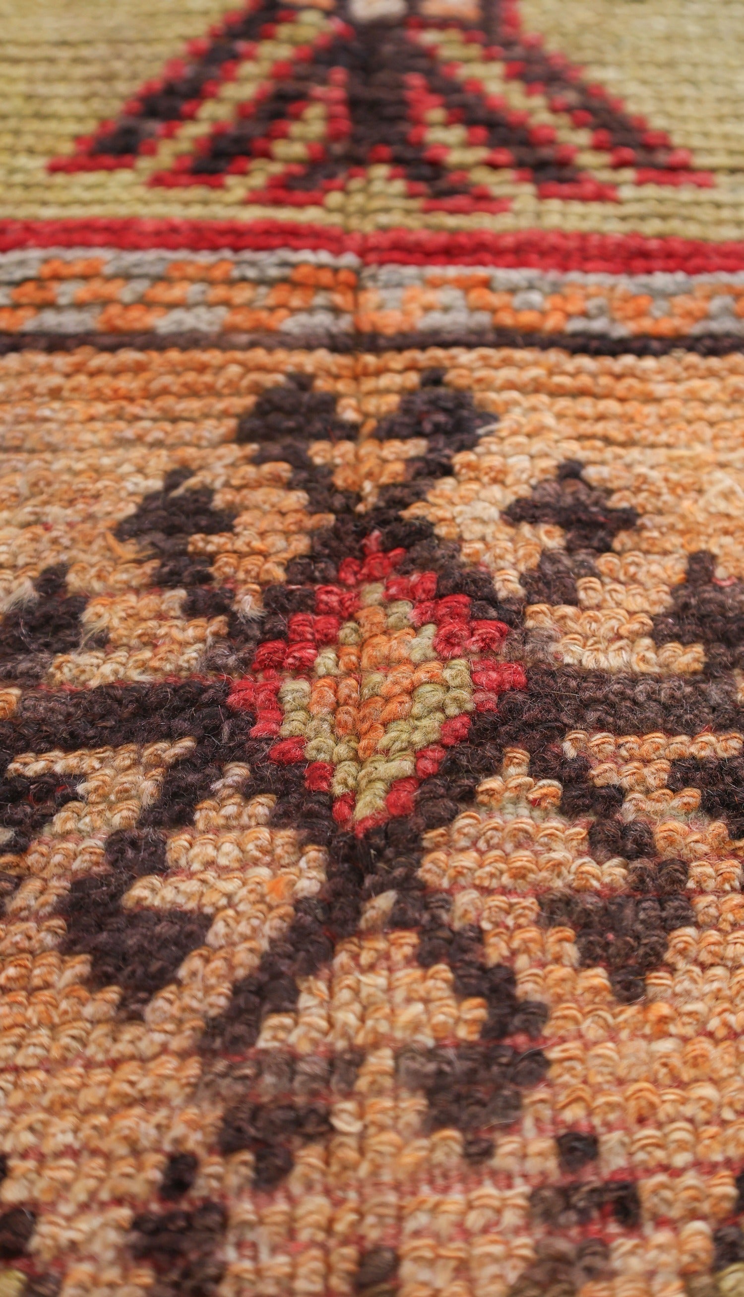 Vintage Konya Handwoven Tribal Rug, J72380