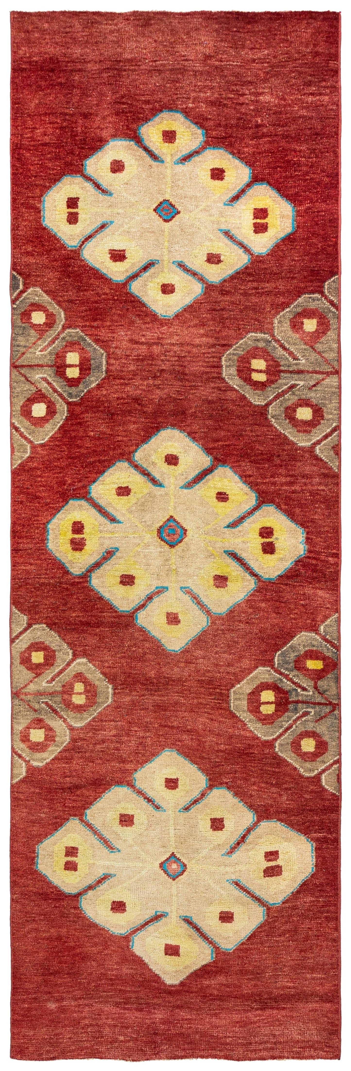 Vintage Konya Handwoven Tribal Rug