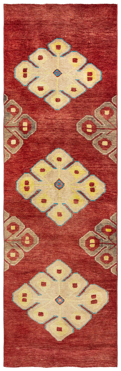 Vintage Konya Handwoven Tribal Rug