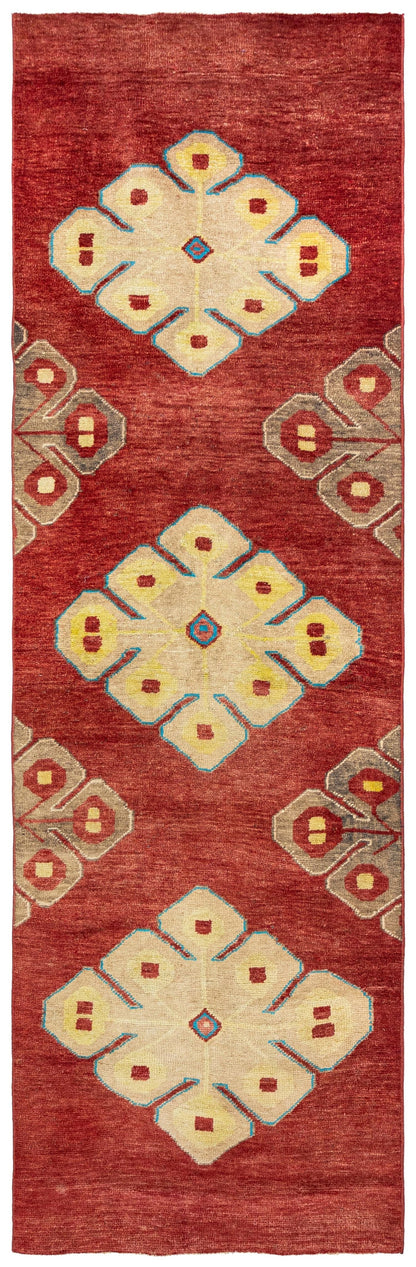 Vintage Konya Handwoven Tribal Rug