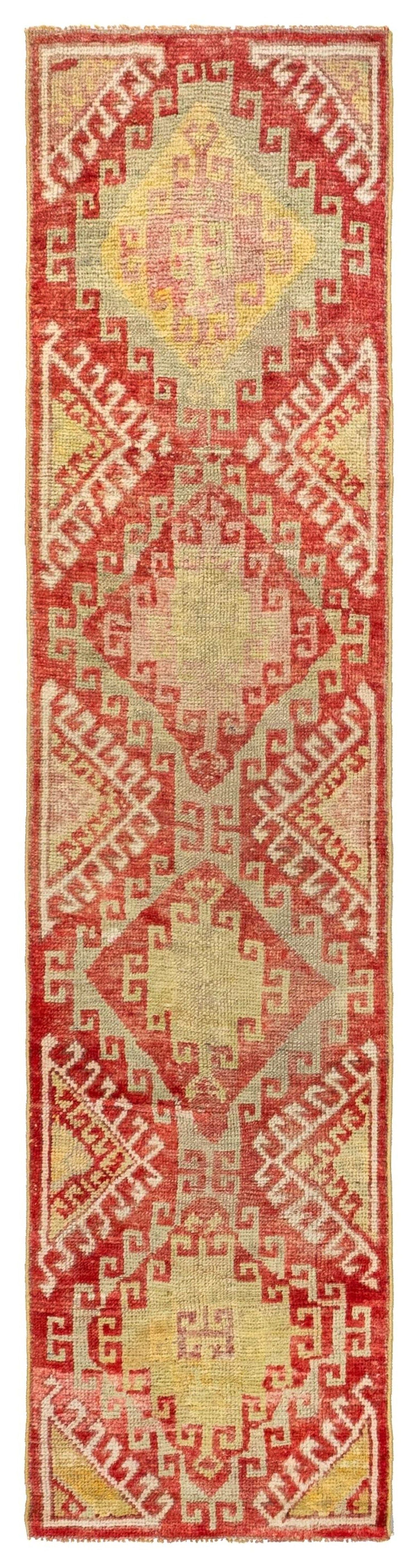 Vintage Konya Handwoven Tribal Rug