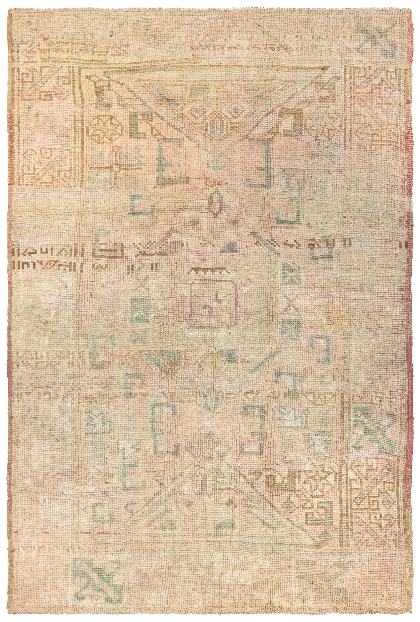 Vintage Konya Handwoven Tribal Rug