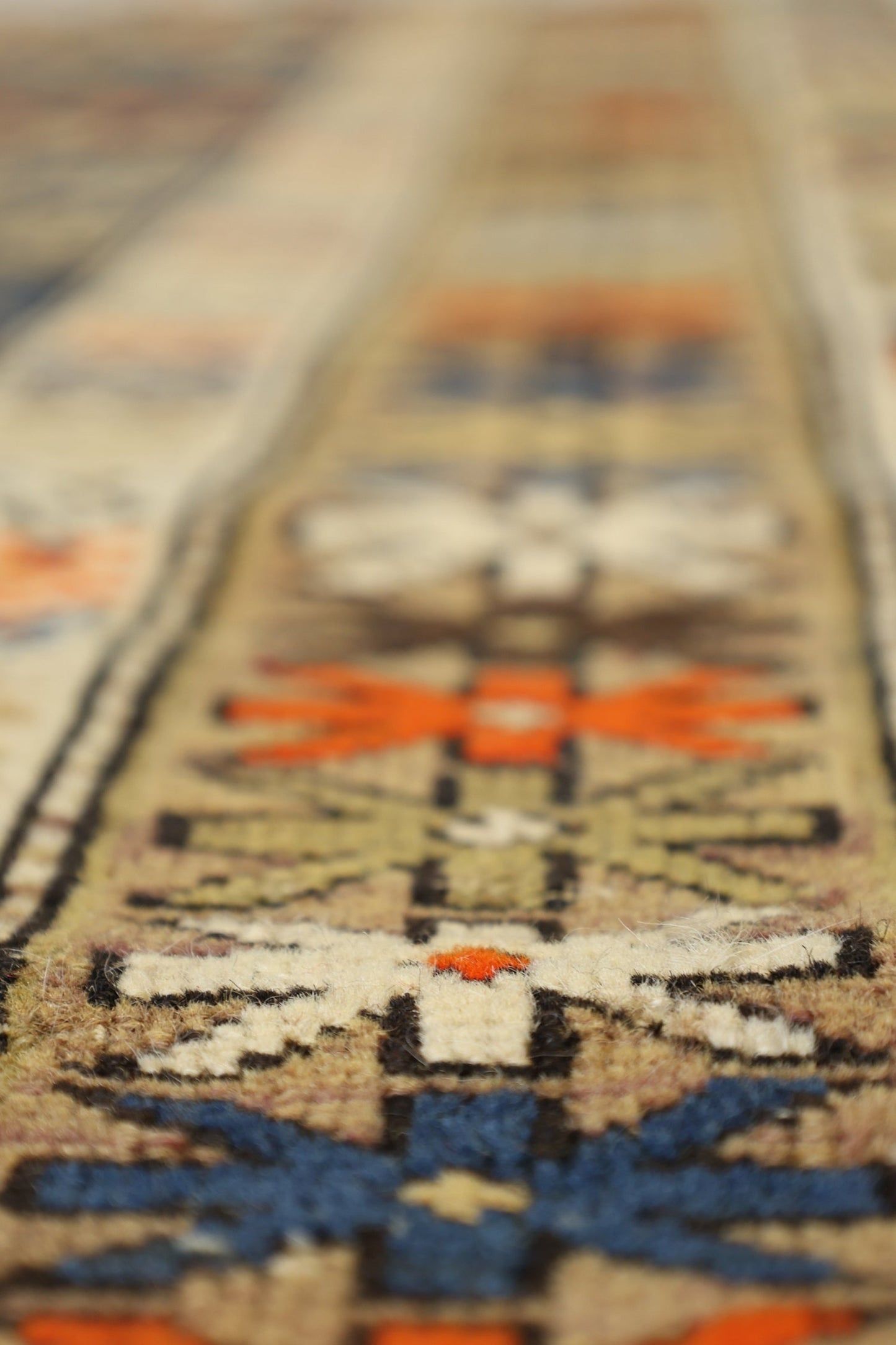Antique Kuba Handwoven Tribal Rug, 82034