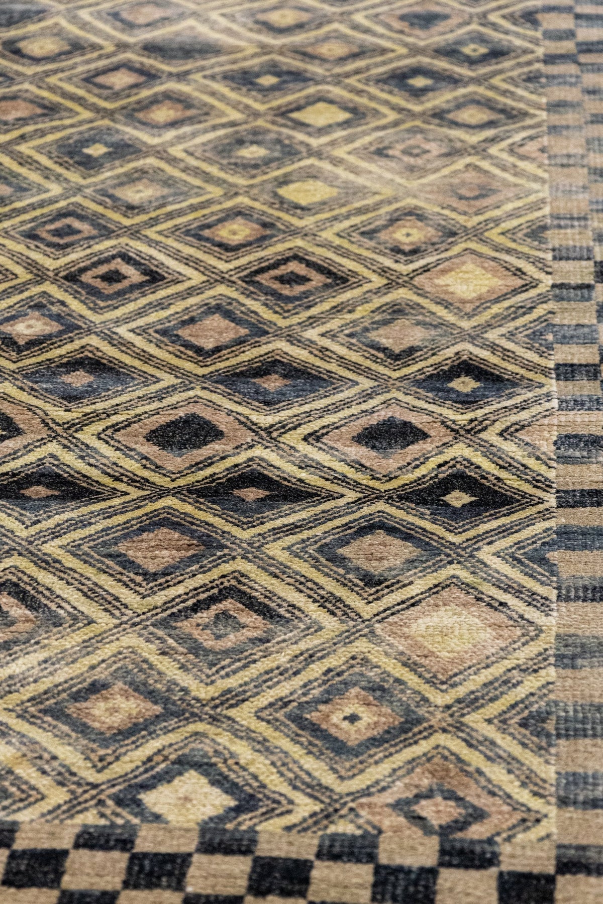 Kuba Handwoven Tribal Rug, J88461