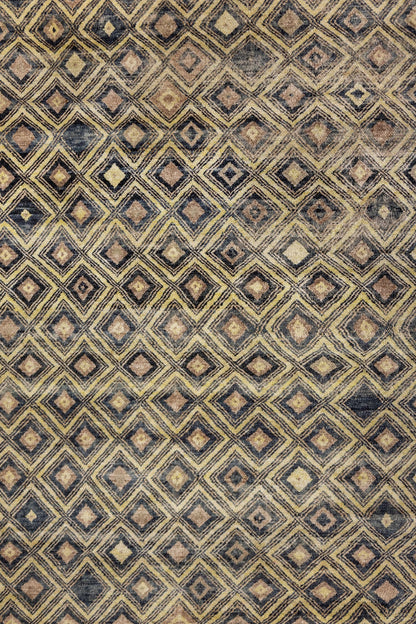 Kuba Handwoven Tribal Rug, J88461