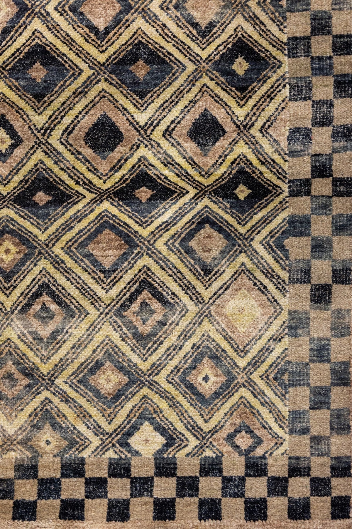 Kuba Handwoven Tribal Rug, J88461