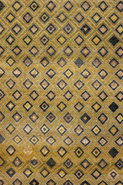 Kuba Handwoven Tribal Rug, J88462