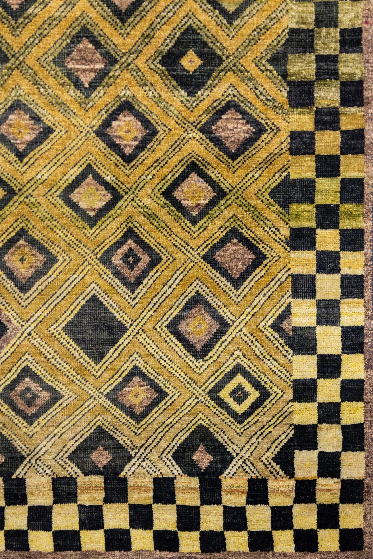 Kuba Handwoven Tribal Rug, J88462