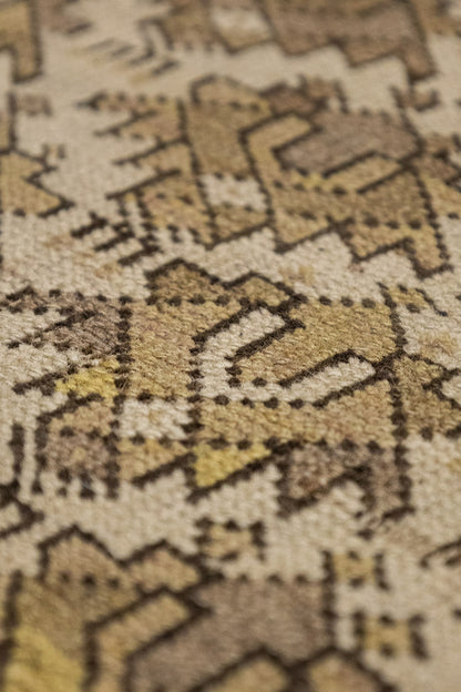 Vintage Kuba Handwoven Tribal Rug, J89654
