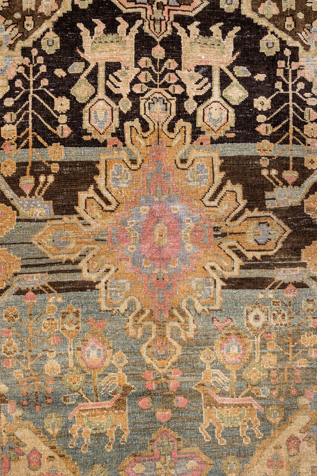 Vintage Kurd Hamadan Handwoven Tribal Rug, J75052