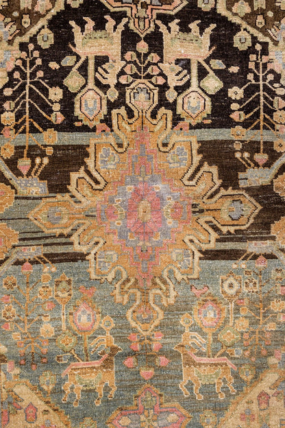 Vintage Kurd Hamadan Handwoven Tribal Rug, J75052